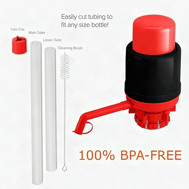 Alt view image 2 of 7 - Brio Universal Manual Drinking Water Pump 2-6 Gallon Bottle Cooler Dispenser New