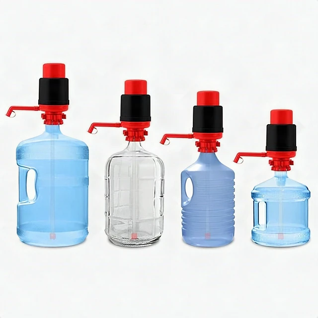 Alt view image 3 of 7 - Brio Universal Manual Drinking Water Pump 2-6 Gallon Bottle Cooler Dispenser New