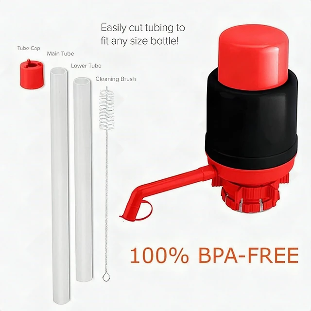Alt view image 7 of 7 - Brio Universal Manual Drinking Water Pump 2-6 Gallon Bottle Cooler Dispenser New