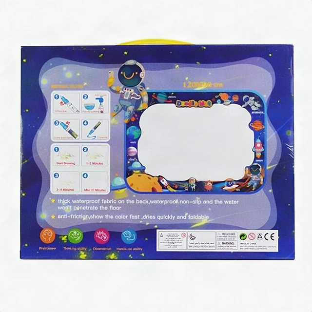 Alt view image 2 of 5 - Water Doodle Mat Kids Painting Writing Doodle Toy Mat, 47 x 35'' Extra Large 3+