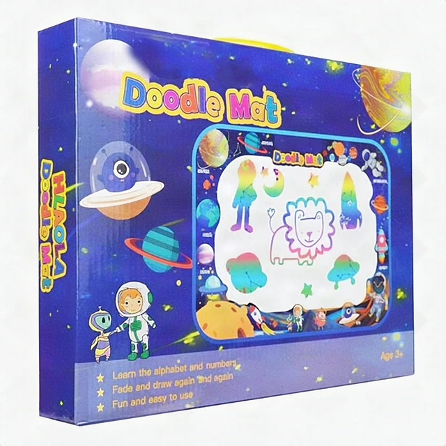 Alt view image 4 of 5 - Water Doodle Mat Kids Painting Writing Doodle Toy Mat, 47 x 35'' Extra Large 3+