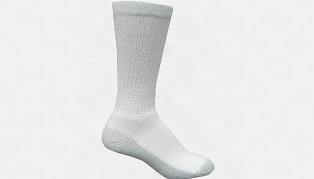 Alt view image 2 of 2 - Magnum DC-2 1207 Crew Socks 3-Pack Men's XL White Cushioned Cotton Blend Work
