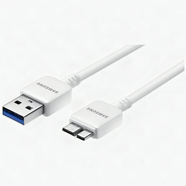 Main image of Samsung ET-DQ11Y1WE OEM 5FT USB 3.0 Galaxy S5 Note 3 Charging Data Sync Cable