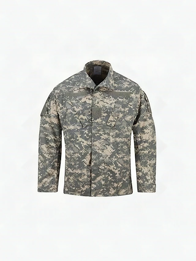 Alt view image 3 of 7 - Propper ACU Military Jacket Mens Large Army Universal 50/50 NYCO Ripstop Coat