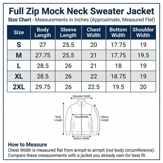 Alt view image 4 of 4 - Men's Full Zip Fleece Jacket Polyester Warm Winter Casual Coat Size Small - New