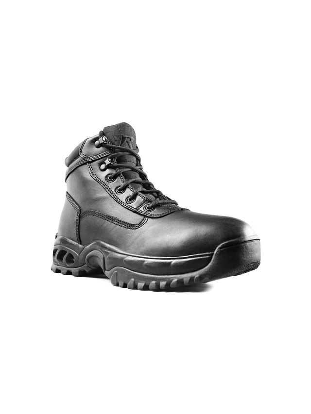 Alt view image 5 of 7 - Ridge Men's 6" Waterproof Leather Tactical Military Work Boot Black Non-Slip New