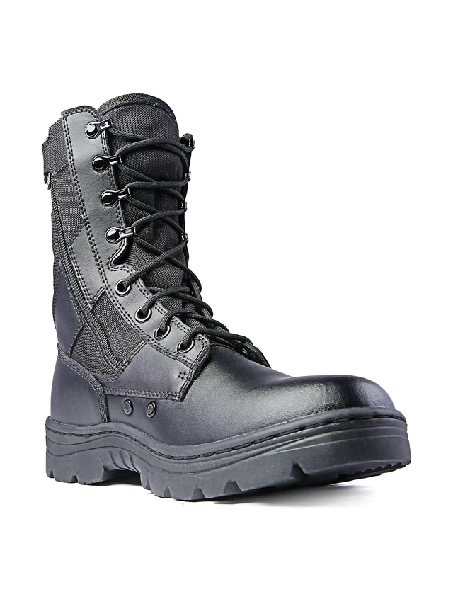 Alt view image 6 of 7 - Ridge 4105 Men's 8" Waterproof Leather Tactical Military Work Boot Black