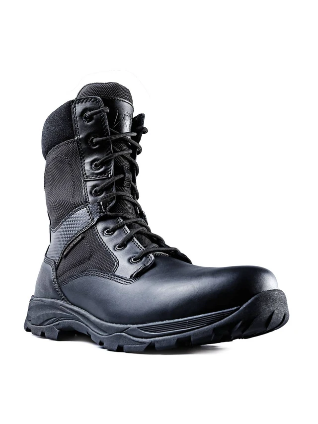 Alt view image 4 of 7 - Ridge 8108CTZ Men's 8" Waterproof Leather Tactical Military Work Boot Black