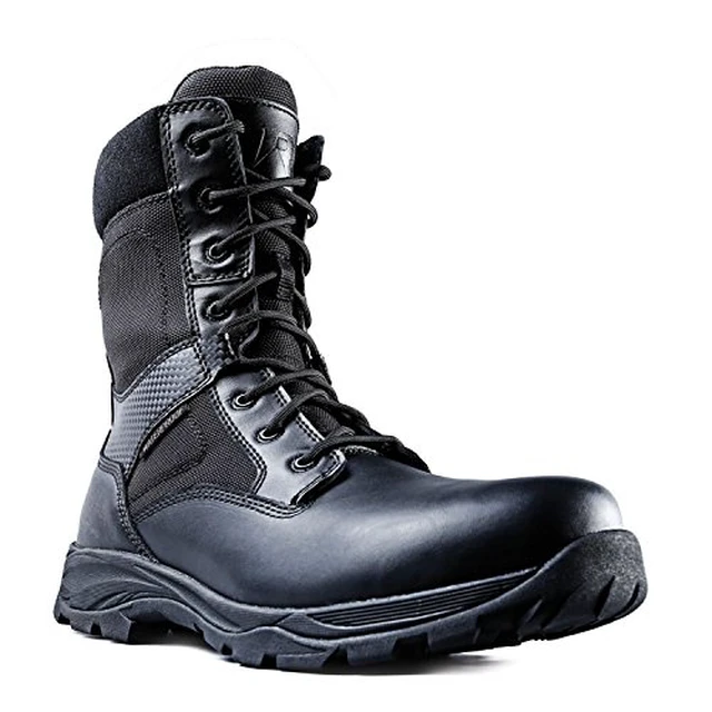 Alt view image 7 of 7 - Ridge 8108CTZ Men's 8" Waterproof Leather Tactical Military Work Boot Black