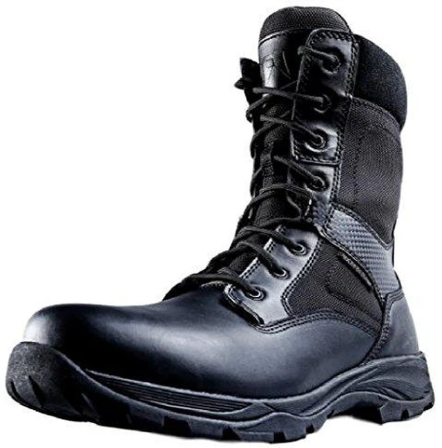 Alt view image 7 of 7 - Ridge 8108CTZ Men's 8" Waterproof Leather Tactical Military Work Boot Black