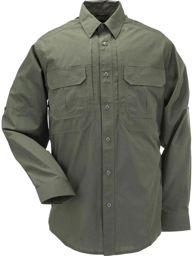 Main image of 5.11 Men's Taclite Pro Stain Resistant Poly/Cotton Shirt 72175 TDU Green L