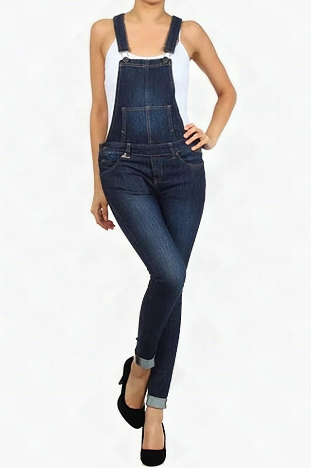 Main image of Bonage Women's Cotton Wide-Leg Overall Jumpsuit Size 5 Style 425 Fashion - New