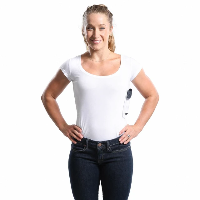 Main image of Ridge Womens Packin Tee Concealed Carry Compression Scoop Neck Cotton New In Box