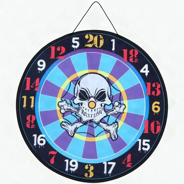 Alt view image 5 of 5 - Kids Dart Board Set 10.5in Plush Sticky Balls Safe Indoor Game Toy 6 Pack - New