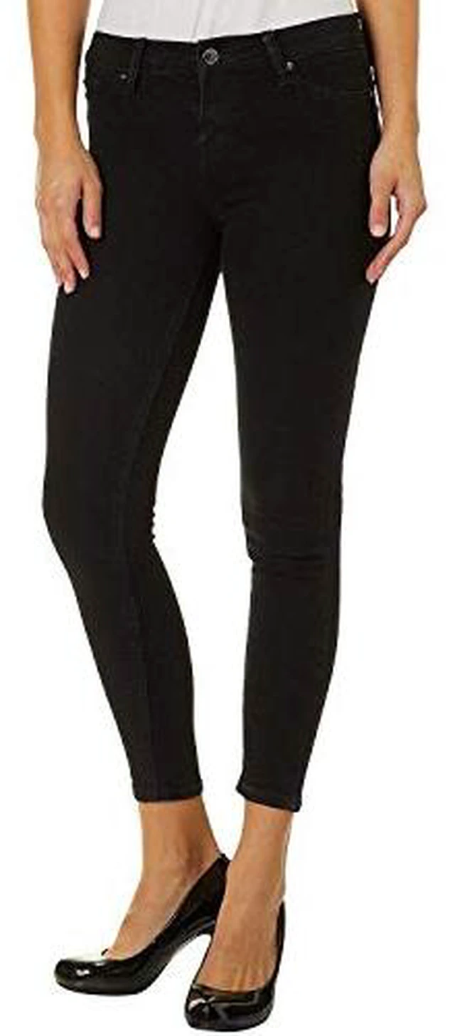 Alt view image 3 of 5 - Celebrity Pink Women's Little Black Pant Mid-Rise Jeggings Fit Skinny Ankle Pants - Black, 1