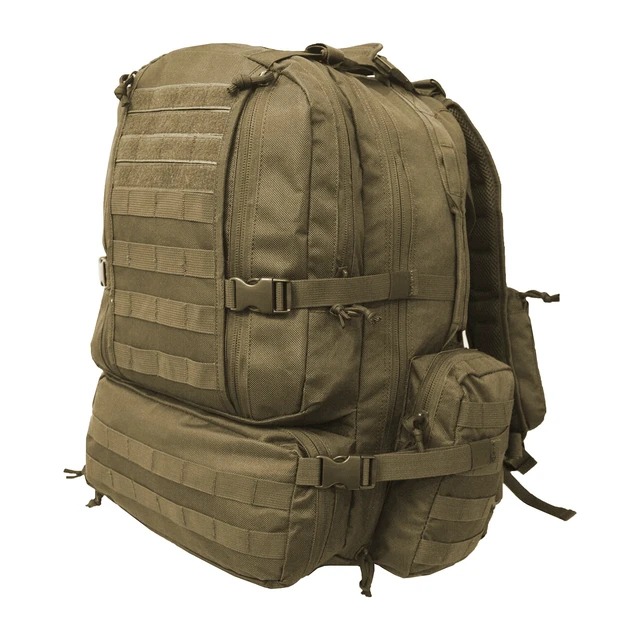 Alt view image 2 of 6 - Every Day Carry B12 Tactical Multi Pocket Hydration Ready Backpack - Tan