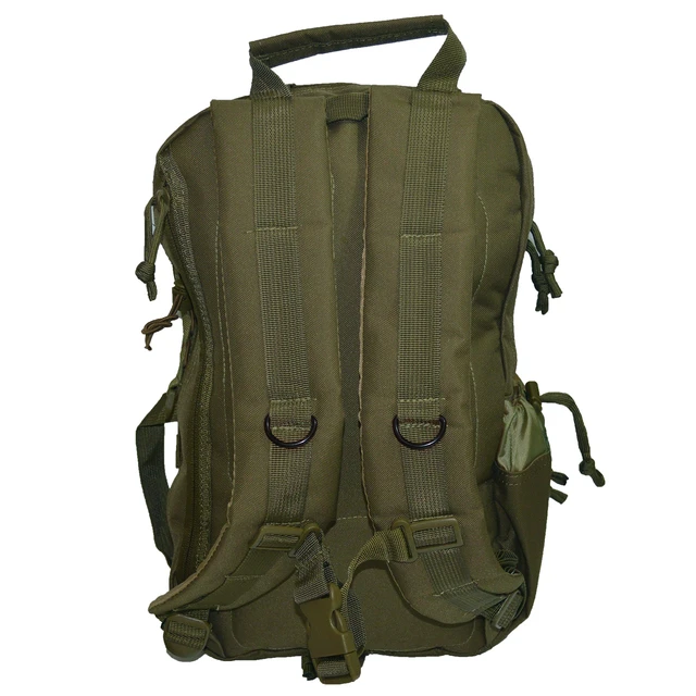 Alt view image 2 of 7 - Every Day Carry Tactical Hydration Pack Ready Backpack with MOLLE & Chest Strap - Green