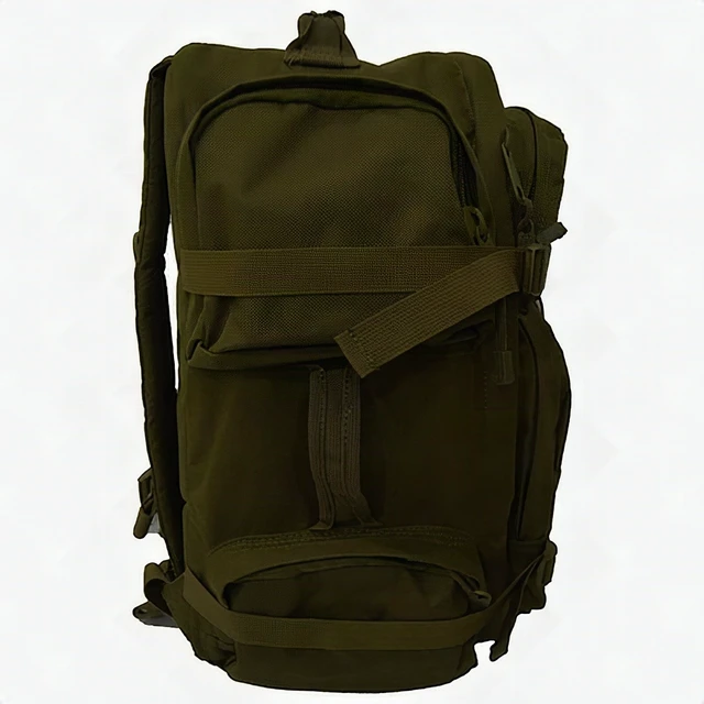Alt view image 2 of 7 - Explorer B15 Tactical MOLLE Hiking Backpack EDC Camping Travel Olive Drab Green