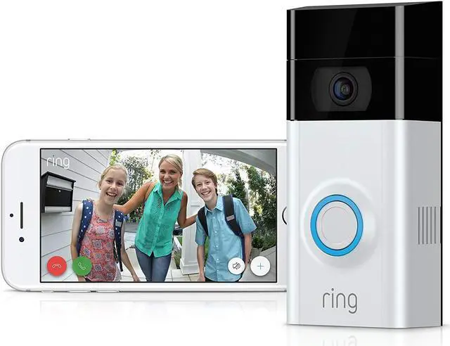 Alt view image 4 of 20 - Ring 8VR1S7-0FC0 1080HD Video Doorbell 2