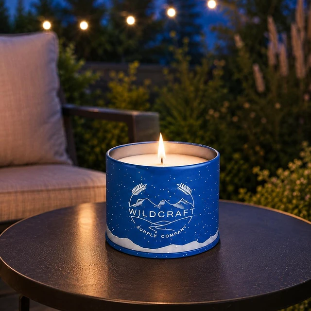 Alt view image 2 of 7 - Citronella Candles 100% Soy Wax Natural Outdoor Indoor Scented Candle 2-Pack New