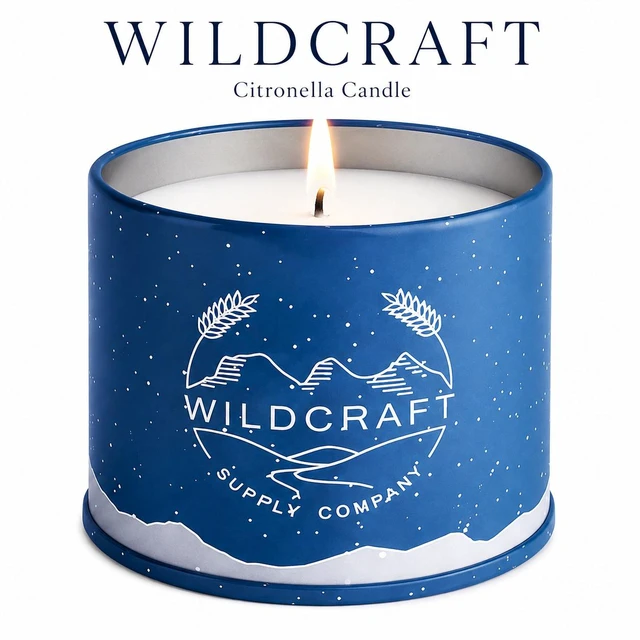 Alt view image 5 of 7 - Citronella Candles 100% Soy Wax Natural Outdoor Indoor Scented Candle 2-Pack New