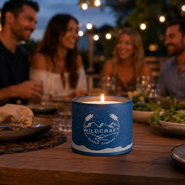 Alt view image 6 of 7 - Citronella Candles 100% Soy Wax Natural Outdoor Indoor Scented Candle 2-Pack New