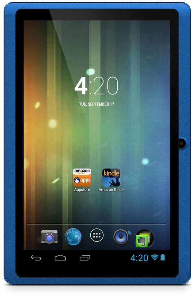 Main image of Ematic 7" Android 4.2 Capacitive 8GB Wifi Tablet Kindle Books EGM003 - Blue