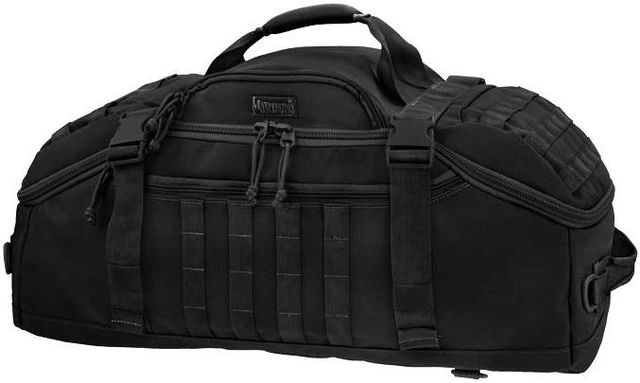 Alt view image 10 of 17 - Maxpedition Doppelduffel Adventure Bag Black