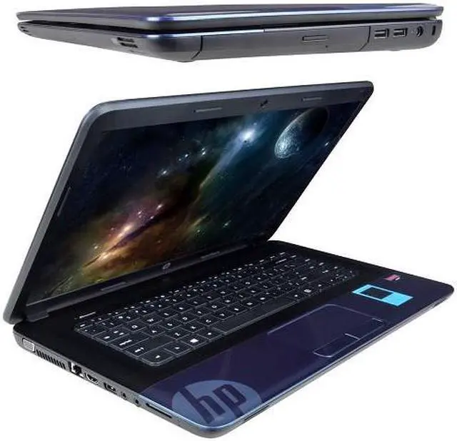 Alt view image 3 of 7 - HP E0M17UA 2000-2D19WM Notebook PC - AMD E-300 1.3 GHz Dual-Core Processor - 4 GB RAM - 320 GB Hard Drive - 15.6-inch Display - Windows 8 64-Bit - Blue