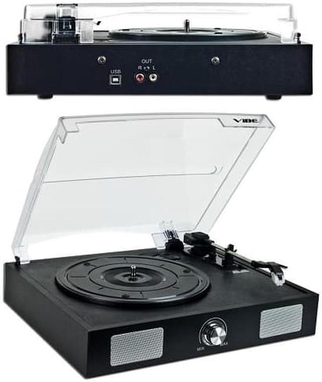 VIBE Sound USB Turntable/Vinyl to MP3 Audio Record Player w