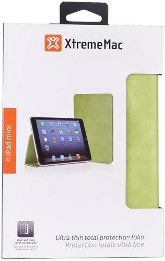 Alt view image 2 of 20 - XtremeMac Microfolio Leather Lime Case for iPad Mini