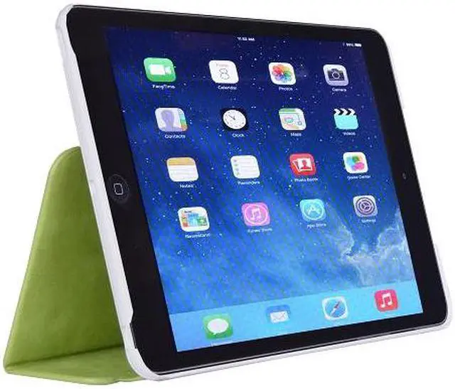 Alt view image 3 of 20 - XtremeMac Microfolio Leather Lime Case for iPad Mini