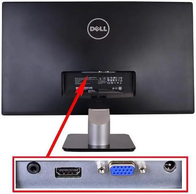 Alt view image 6 of 8 - Dell 24" S2440LB HDMI/VGA 1080p Ultra-Slim Flat Screen LED LCD Computer Monitor