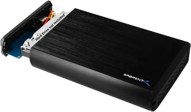 Alt view image 5 of 15 - Sabrent EC-GD35 3.5" Sata Hard Drive Aluminum USB 3.0 Enclosure