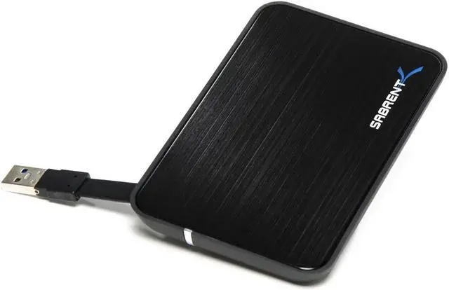 Main image of SABRENT BK-21OS2 Aluminum 2.5" Black SATA USB 3.0 To 2.5-Inch Sata Aluminum Hard Drive Enclosure Black (BK-21OS2)