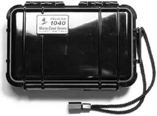 Alt view image 2 of 12 - Pelican Products 1040-025-110 Waterproof Case Black 6 9/16 x 3 15/16 x 1 3/4