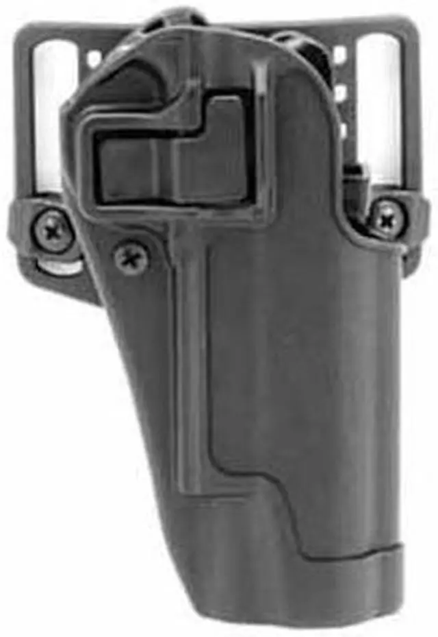 Alt view image 8 of 15 - BlackHawk 410503BK-R CQC Serpa Holster Black R/H Colt Government 1911 & Variants