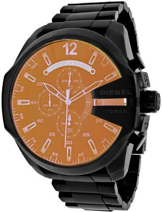 Alt view image 4 of 20 - Diesel DZ4318 Mega Chief Black Ion-plated Stainless Steel Mens Watch