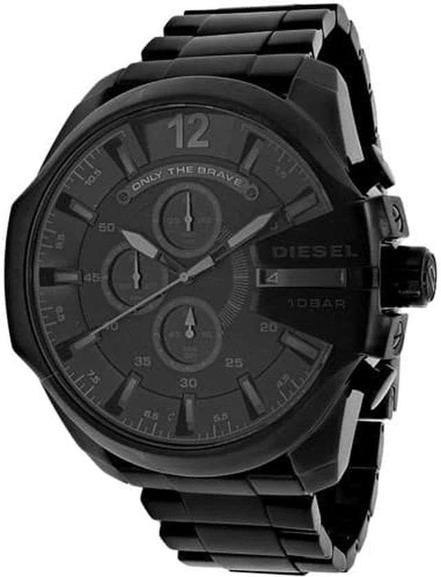 Alt view image 5 of 14 - Diesel Men's Mega Chief Chronograph Stainless Steel Watch - Black