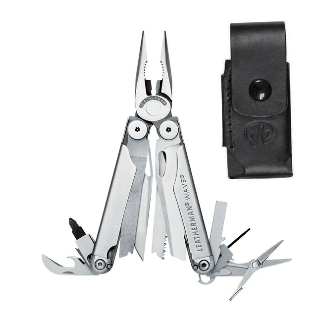 Alt view image 9 of 10 - Leatherman Multi-Tool Wave, Stainless Steel