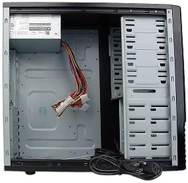 Alt view image 3 of 3 - Logisys 10 Bay 7 Expansion Slots ATX Mid Tower Computer Case w/480W 20+4-pin PSU