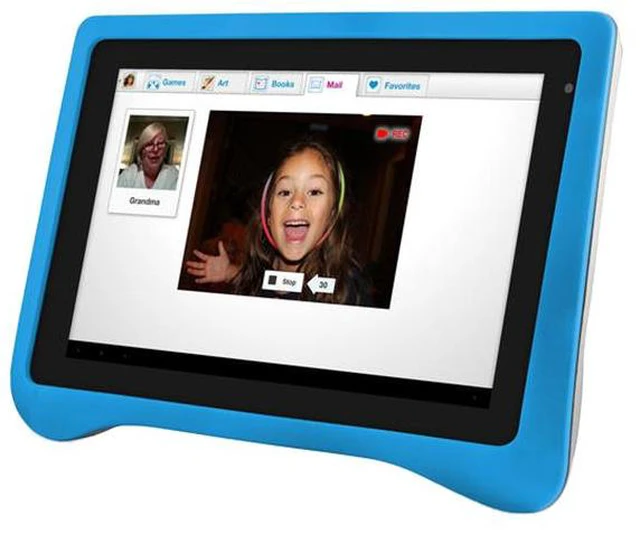 Main image of eMatic FunTab Pro 7" 8GB Android 4.1 Kid Safe Capacitive Tablet w/ Dual Cameras