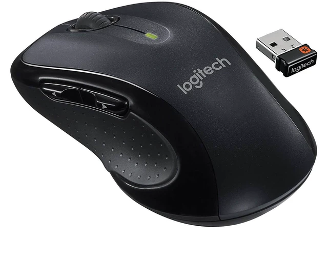 Main image of Logitech M510 7-Button Wireless Laser Scroll Mouse W/Tilt Wheel & Zoom - Black