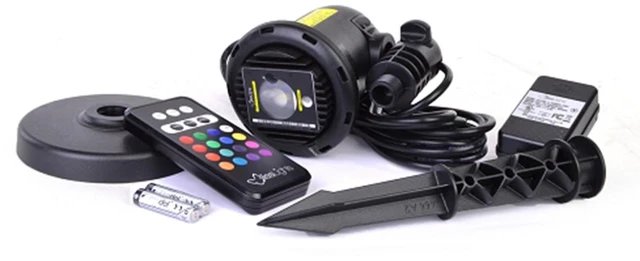 Alt view image 2 of 5 - BlissLights Firefly Outdoor/Indoor Laser Projector 16-Color LED Light - Green