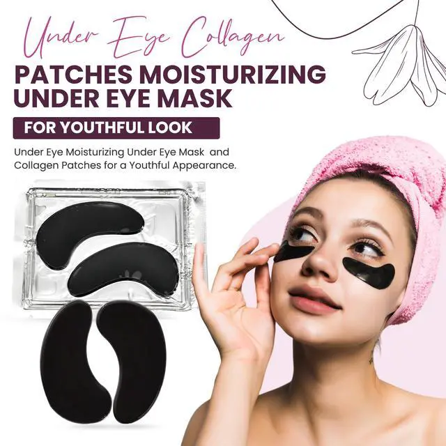 Alt view image 2 of 7 - Collagen Under Eye Patches for Dark Circles, Puffy Eyes & Wrinkles