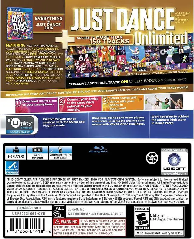 Alt view image 7 of 15 - Just Dance 2016 Gold Edition for Sony PS4