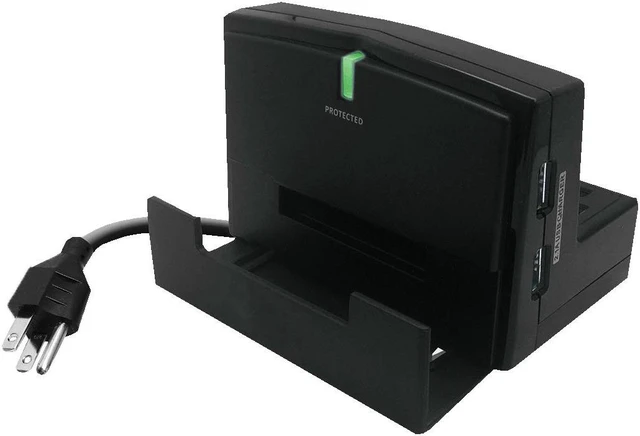 Alt view image 3 of 5 - MOBILE/ TABLET STAND POWER STATION WITH 2 USB PORTS