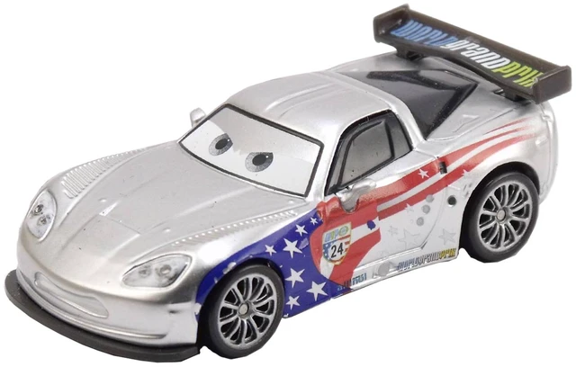Main image of Mattel Disney Pixar Cars - Silver Racer Series BBN17 BBT08 - Jeff Gorvette