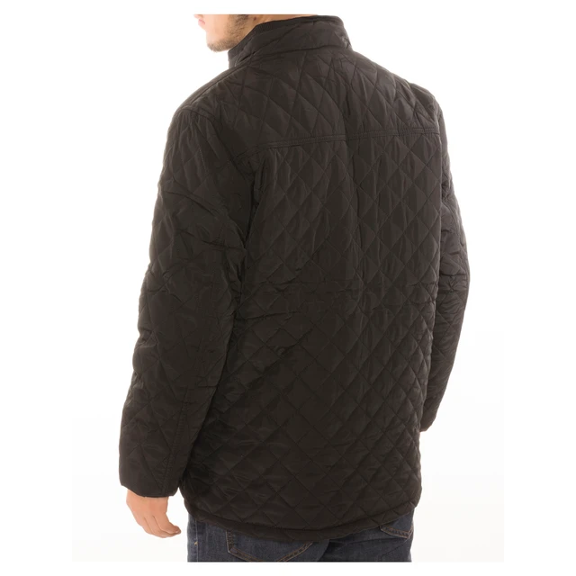 Alt view image 3 of 4 - Alta Designer Fashion Men's Outerwear Diamond-Quilted Padded Full Zip Jackets - Black - L