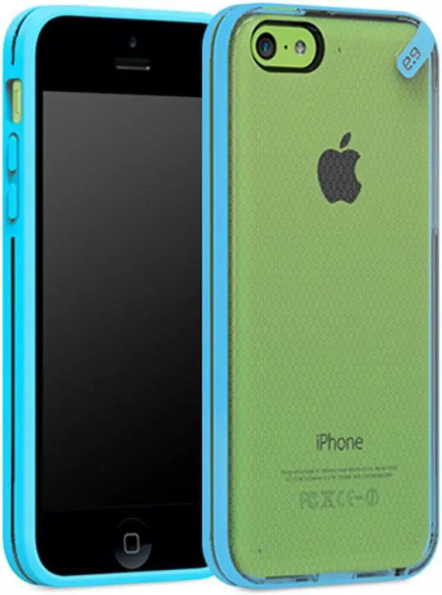 Alt view image 4 of 4 - PureGear Slim Shell Protective Cell Phone Case - Blue - iPhone 5C